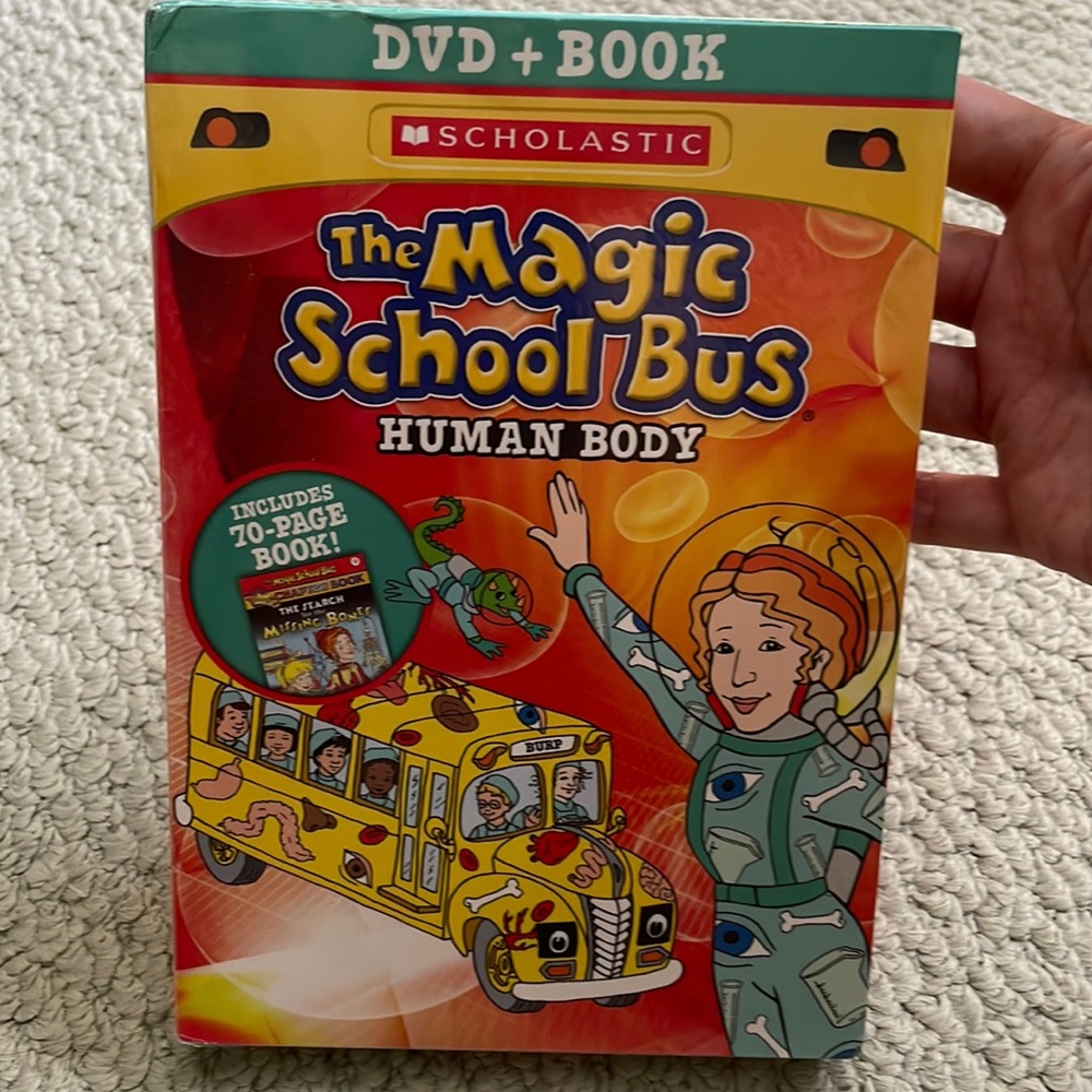 Magic school bus the human body dvd and book sealed
